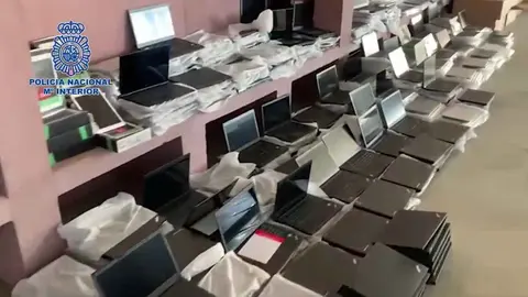 Interceptan un cami&oacute;n en Jerez con 2.000 ordenadores robados 4 detenidos en Sevilla