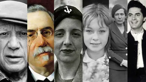 Los tres malague&ntilde;os y tres malague&ntilde;as m&aacute;s conocidas de la historia de M&aacute;laga