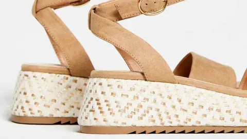 Sandalias Sfera Cu&ntilde;a baja forrada de El Corte Ingl&eacute;s