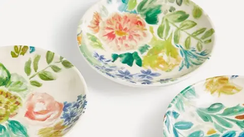 Set 4 platos de pan de melamina Claude de El Corte Ingl&eacute;s