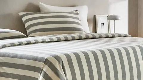 Funda n&oacute;rdica de rayas de Zara Home