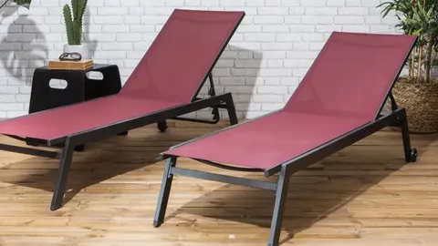 Conjunto de 2 tumbonas ELSA de Maisons du Monde