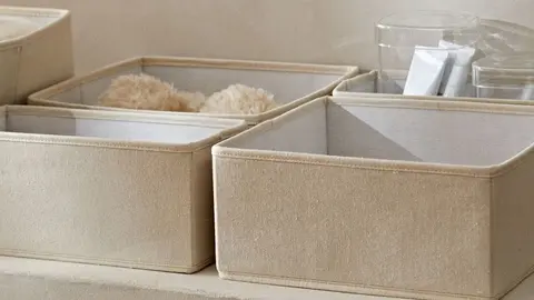 Caja de almacenamiento plegable de Zara Home