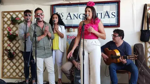 Actuaci&oacute;n en directo en la Feria del Caballo de Jerez