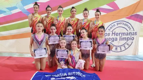 El Club Gimnasia R&iacute;tmica Jerez brilla en Dos Hermanas