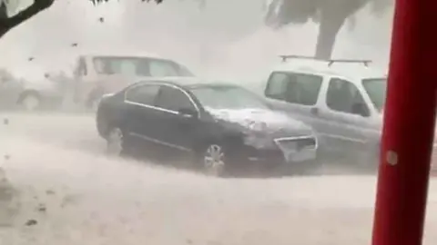 Granizada en Los Palacios