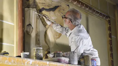 Trabajos de la tercera puerta ef&iacute;mera | NARVAEZ/AYUNTAMIENTO DE BAEZA