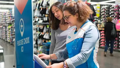 Empleados de Decathlon