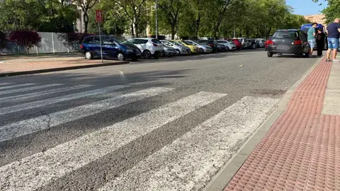 Paso de peatones donde tuvo lugar el atropello | Foto: Emergencias Sevilla