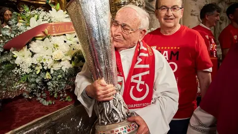 Celebraci&oacute;n de la s&eacute;ptima Europa League del Sevilla FC | Salvador L&oacute;pez Medina para El MIRA
