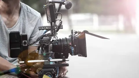 Una c&aacute;mara en un rodaje