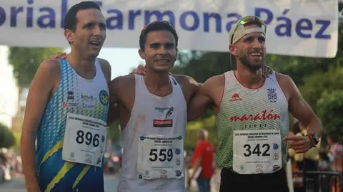 El corredor Sergio Mena