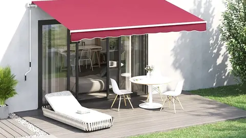 No hay toldo manual m&aacute;s bonito que este: es de Amazon y tiene un precio &uacute;nico