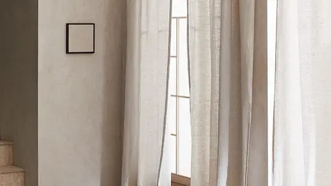 Cortina de lino lavado de Zara Home
