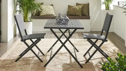 Colecci&oacute;n de balc&oacute;n con mesa rectangular Taga y silla Nebraska El Corte Ingl&eacute;s