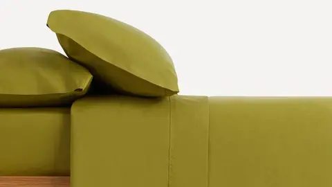 Sabana encimera de polialgod&oacute;n Percal de El Corte Ingl&eacute;s