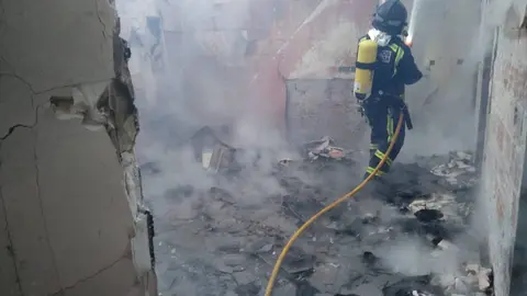 Muere un hombre quemado tras el incendio de una vivienda en Granada