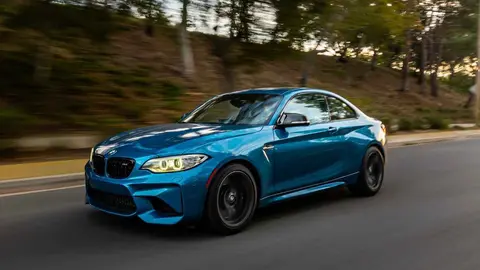 Un BMW en una foto de archivo