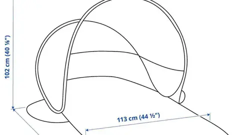 Rel&aacute;jate al sol en este cortavientos de terraza y jard&iacute;n - &iexcl;Cons&iacute;guelo en Ikea por menos de 25&euro;!