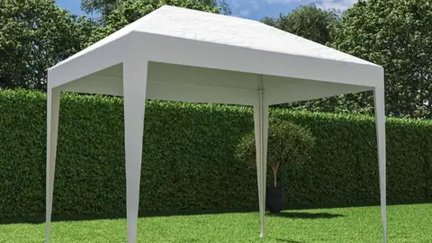 Cenador de acero Basic de Leroy Merlin