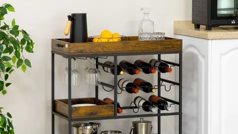 Carro de cocina con efecto r&uacute;stico de Maisons du Monde