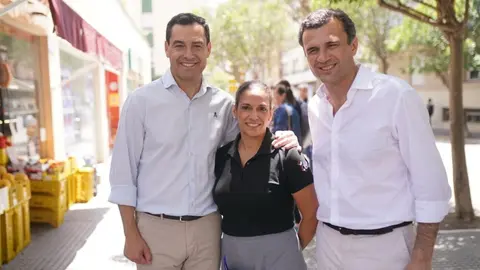 Juanma Moreno defiende el proyecto de moderaci&oacute;n e integraci&oacute;n de Bruno Garc&iacute;a para C&aacute;diz