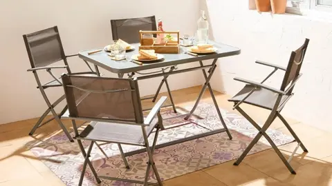 Muebles de terraza Emys Naterial de Leroy Merlin