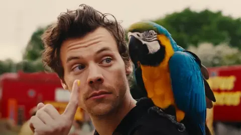 Harry Styles demuestra sus habilidades del circo en el videoclip de su nuevo tema 'Daylight'
