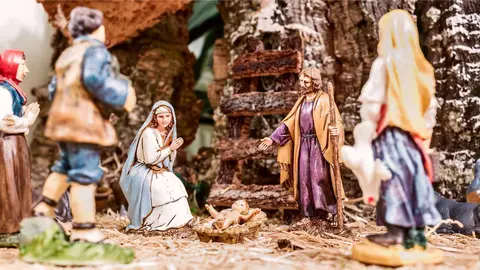 Un Bel&eacute;n en una foto de archivo