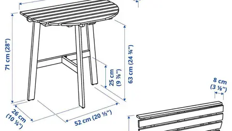 En agosto puedes comprar la mesa de jard&iacute;n m&aacute;s elegante de Ikea por solo 29 &euro;