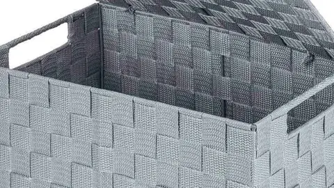 Cesta organizadora con tapa Livarno Home de Lidl