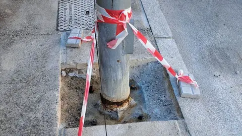 Farola en la calle T&uacute;nez