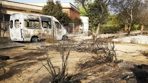 Incendio a su paso por las instalaciones de Autismo C&aacute;diz