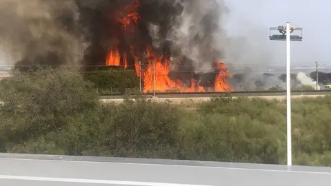 Incendio en El Puerto de Santa Mar&iacute;a