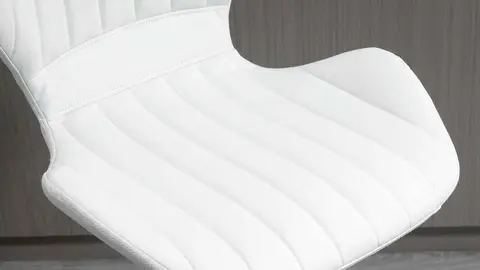 Juego de 2 taburetes de bar color blanco Homcom de Maisons du Monde