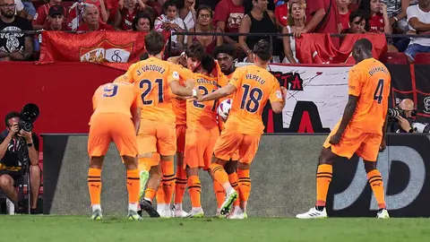 Gol de Javi Guerra en el Sevilla FC - Valencia CF | Salvador L&oacute;pez Medina para El MIRA