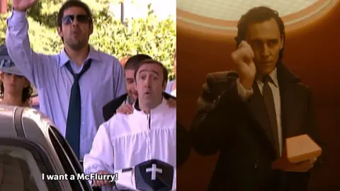 Aqu&iacute; no hay quien viva en el anuncio de McDonald's promocionando la segunda temporada de Loki