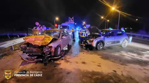 Accidente de tr&aacute;fico en Jerez