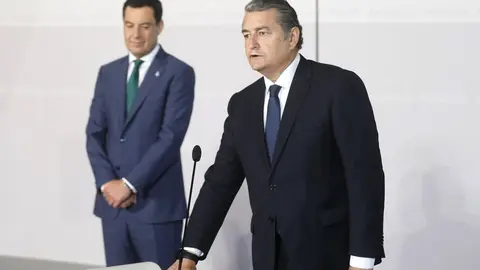 Antonio Sanz zanja el debate. Juanma Moreno no se va a marchar a Madrid