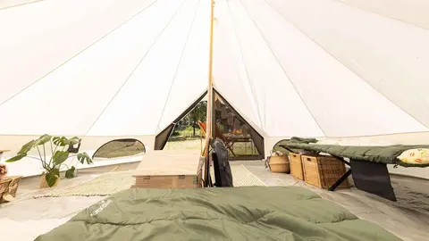 Tienda de Campa&ntilde;a Skandika Tipi 500 Technical Cotton en Decathlon