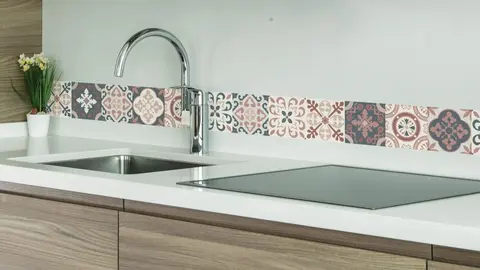 Cenefa adhesiva Bogatella Tomette multicolor