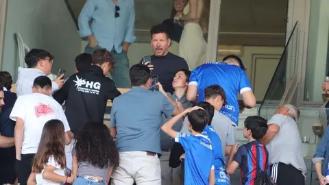 Cholo Simeone en Chap&iacute;n