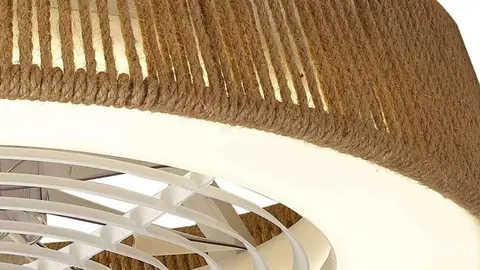 Mini ventilador de techo con luz modelo Polinesia N&aacute;utica