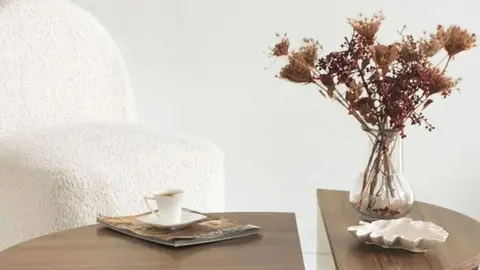 Mesa auxiliar 100 tablero de aglomerado rechapado en melamina de Leroy Merlin 2