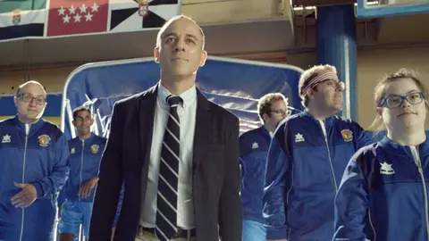 Javier Guti&eacute;rrez en la pel&iacute;cula de Campeones