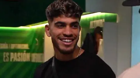 Ez Abde en su primer d&iacute;a con el Real Betis | Foto: RBB