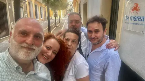 El chef Jos&eacute; Andr&eacute;s en La Marea de Marcos