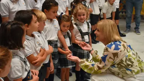 Mar&iacute;a Jos&eacute; Garc&iacute;a-Pelayo en el inicio del curso escolar | Foto: Noelia Herrera (Jonocla) para El MIRA