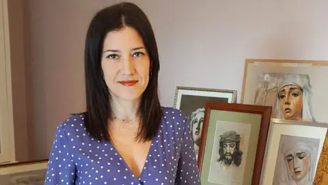 Inmaculada Pe&ntilde;a cartelista de la Semana Santa de Jerez 2024