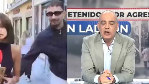 Esc&aacute;ndalo de agresi&oacute;n a una reportera en directo
